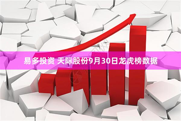 易多投资 天际股份9月30日龙虎榜数据