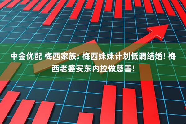 中金优配 梅西家族: 梅西妹妹计划低调结婚! 梅西老婆安东内拉做慈善!